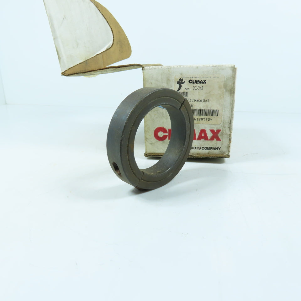 Climax 2C-243 2-7/16" ID 2-Piece Split Steel Collar Lot Of 4