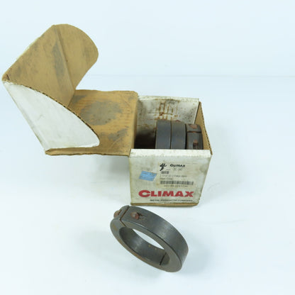 Climax 2C-243 2-7/16" ID 2-Piece Split Steel Collar Lot Of 4