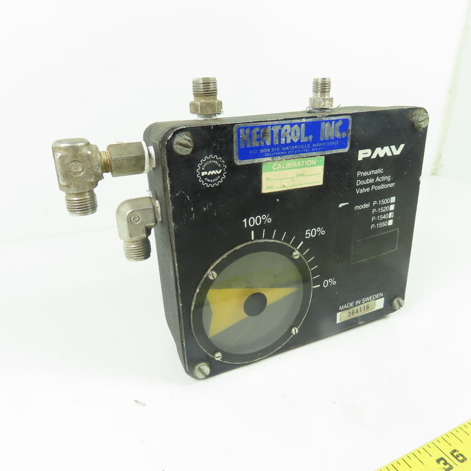 PMV P-1500 Pneumatic Double Acting Valve Positioner