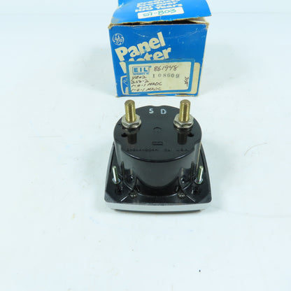 GE 250209FAZZ DC Milliamperes Panel Meter 1-0-1 mA Center Zero