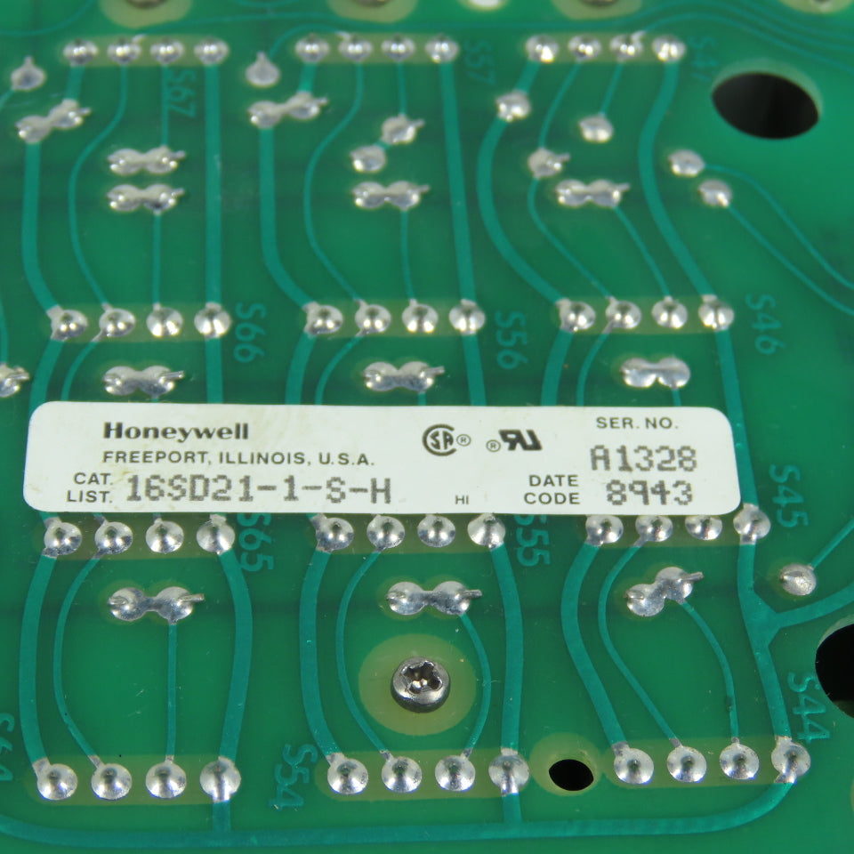 Honeywell SD-16685 16SD21-1-S-H Micro Switch 16-Key Numeric Keypad Assembly