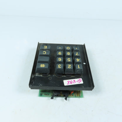 Honeywell SD-16685 16SD21-1-S-H Micro Switch 16-Key Numeric Keypad Assembly