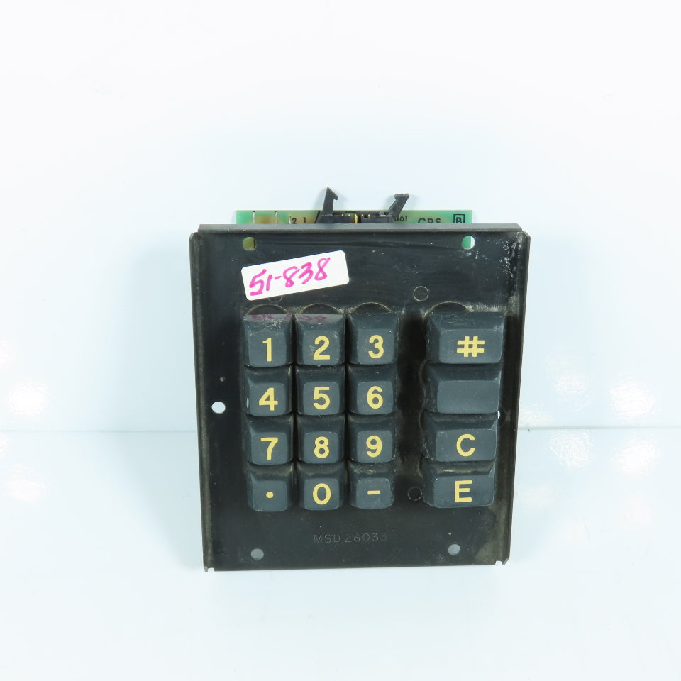 Honeywell SD-16685 16SD21-1-S-H Micro Switch 16-Key Numeric Keypad Ass ...