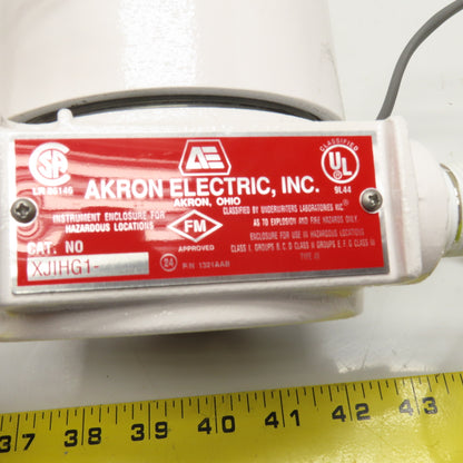 Ultima Gas Monitor Relay Hazardous Location Akron XJIHG1 Enclosure