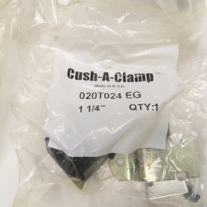 Cush-A-Clamp 020T024 EG 1-1/4" Strut Mount Cushioned Pipe Clamp Lot Of 4
