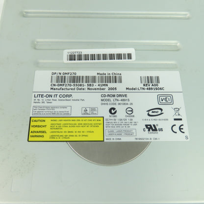 Lite-On 0MF270 LTN-4891S Internal CD-ROM Drive IDE ATAPI