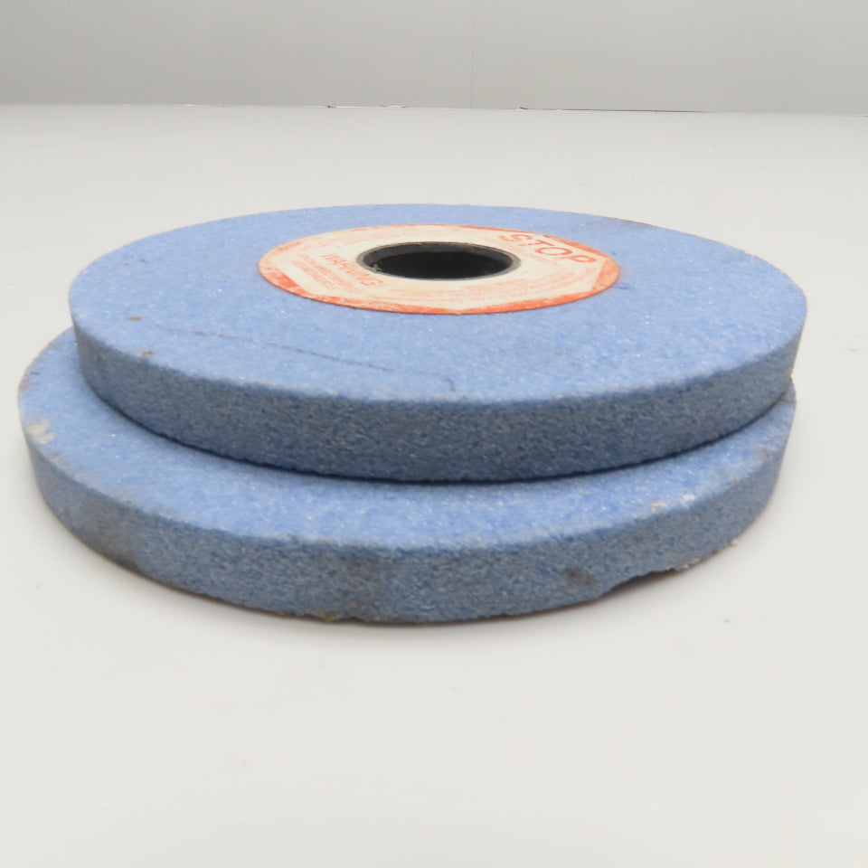 CGW 34301 6" x 1/2" x 1-1/4" Grinding Wheel AZ60-K8-V32A Aluminum Oxide Lot Of 2