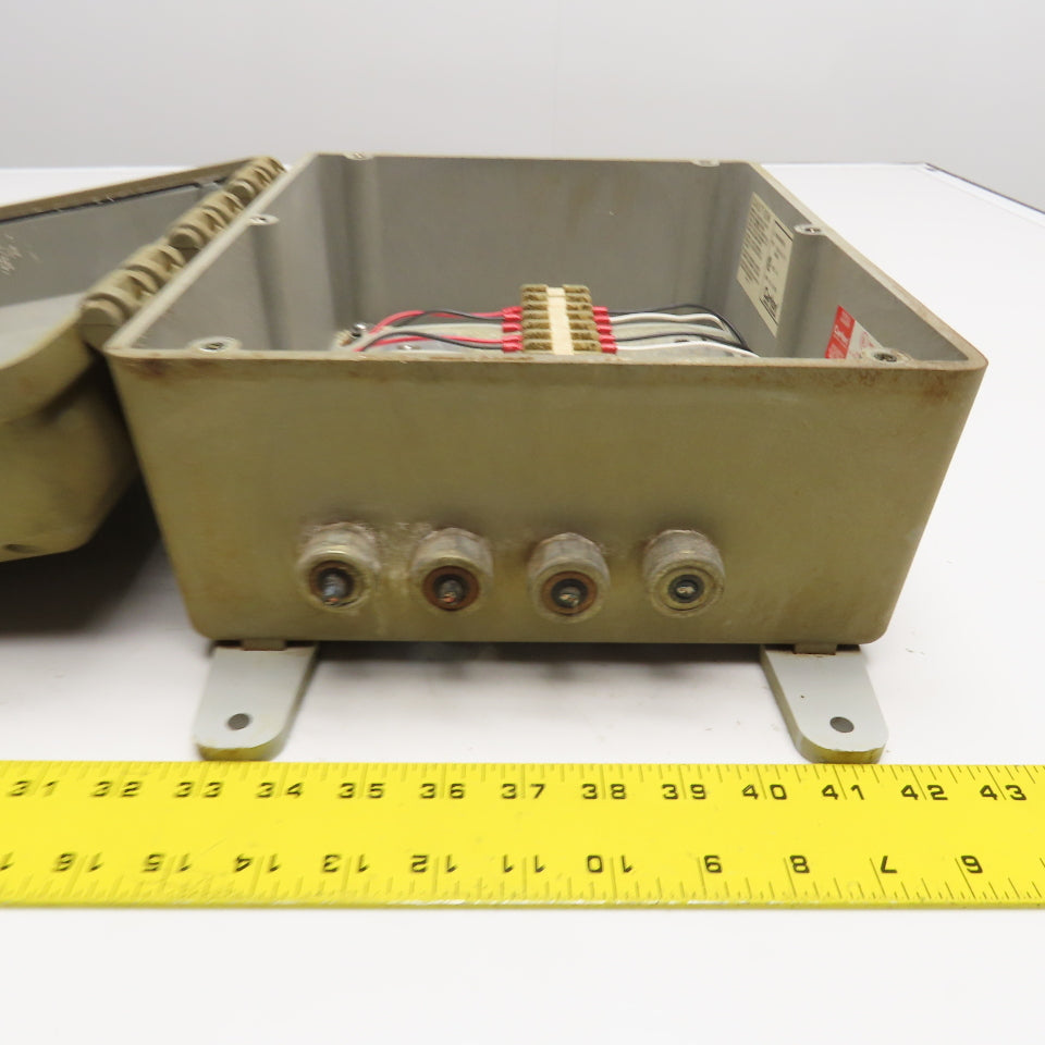 Carlon CJ12106 12" x 10" x 6" Nonmetallic Electrical Enclosure 1.3,3S,4,4X,12,13