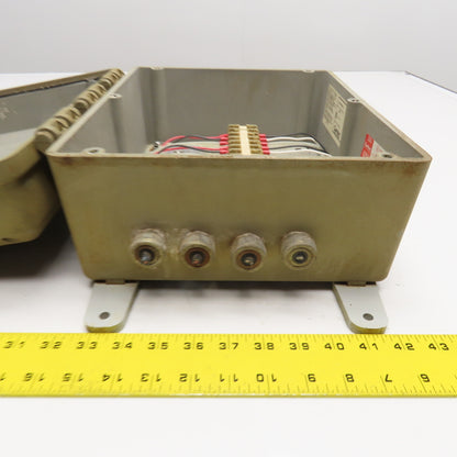 Carlon CJ12106 12" x 10" x 6" Nonmetallic Electrical Enclosure 1.3,3S,4,4X,12,13