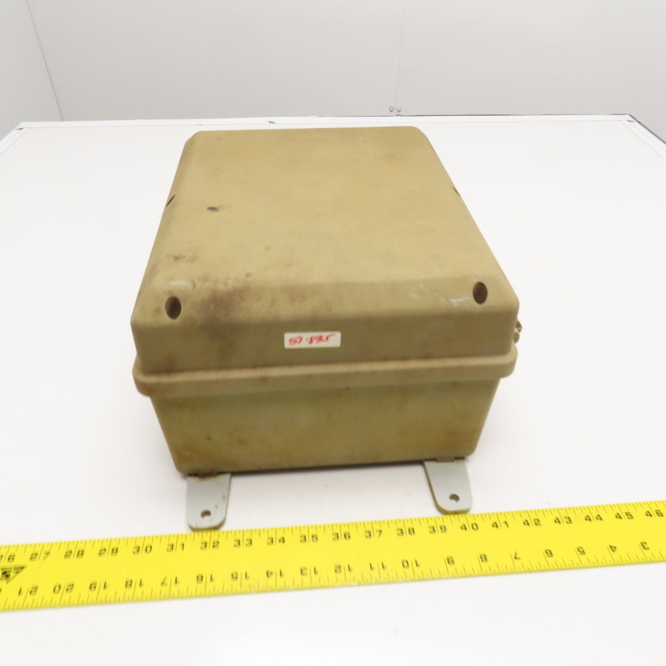 Carlon CJ12106 12" x 10" x 6" Nonmetallic Electrical Enclosure 1.3,3S,4,4X,12,13