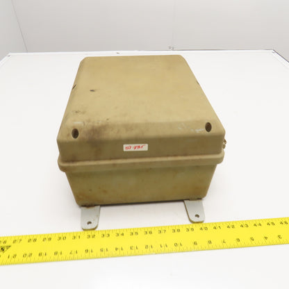 Carlon CJ12106 12" x 10" x 6" Nonmetallic Electrical Enclosure 1.3,3S,4,4X,12,13