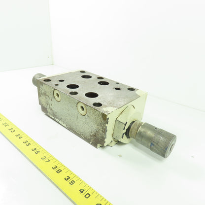 Parker FM6F-20H Manatrol Division Hydraulic Flow Control Valve