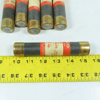 Economy EOS 40 One Time Fuse 40A 600V Lot Of 6