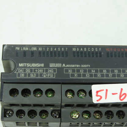 Mitsubishi AJ65SBTB1-32DT1 MELSEC CC-Link Input/Output Unit 24VDC