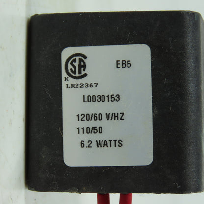 Parker L0030153 Solenoid Valve Coils 120/60 110/50 6.2W EB5 Lot Of 3