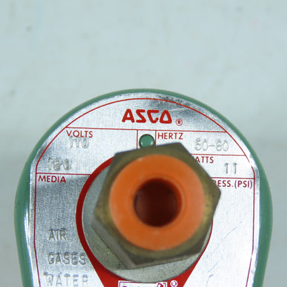 ASCO 8314C41 Solenoid Valve 1/8" Pipe 120V 3/64" Orifice