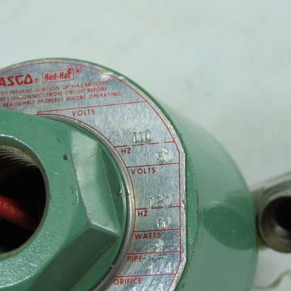 ASCO 8320 58 Red-Hat Solenoid Valve 1/4" Pipe 120V