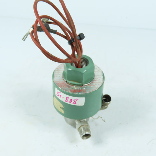 ASCO 8320 58 Red-Hat Solenoid Valve 1/4" Pipe 120V