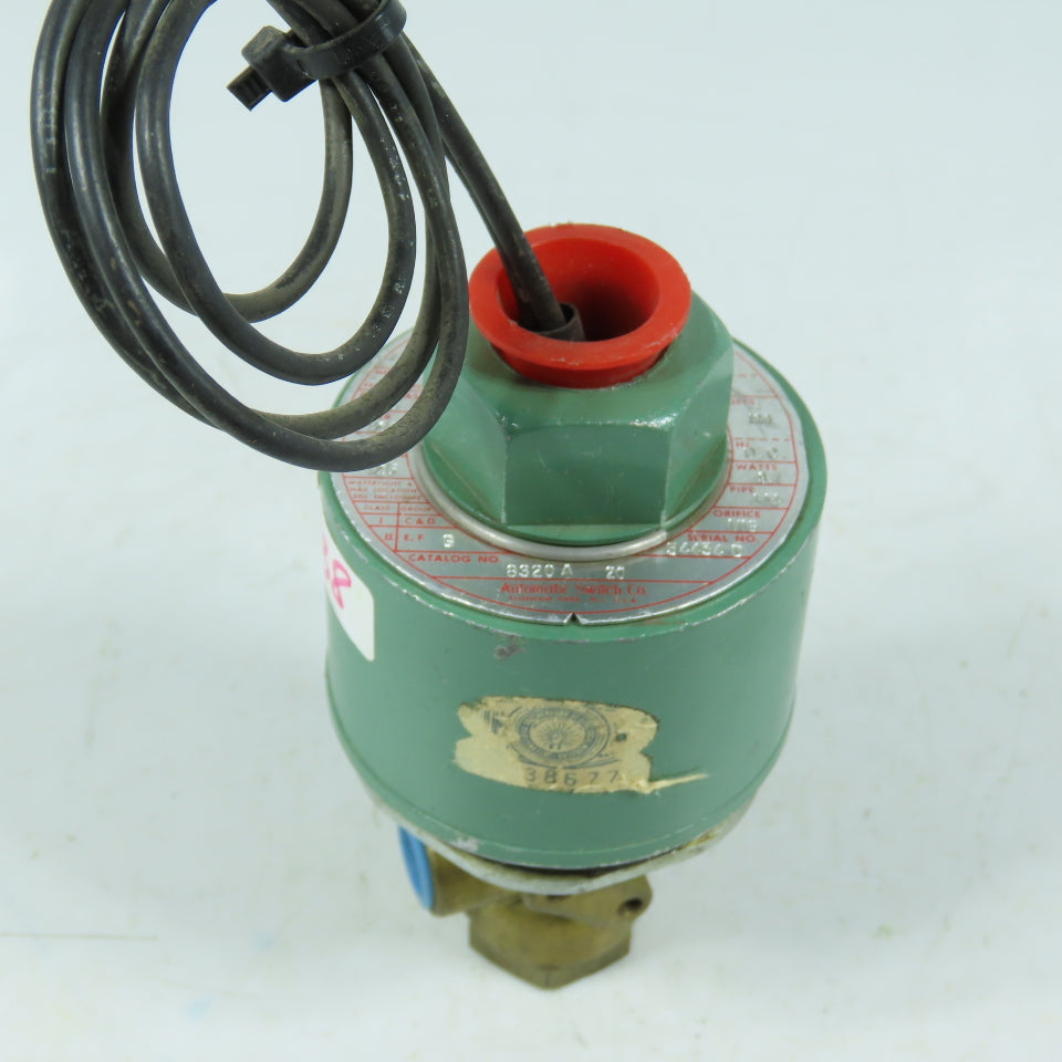ASCO 8320 A 20 1/4" Solenoid Valve 120VDC 125 PSI Watertight