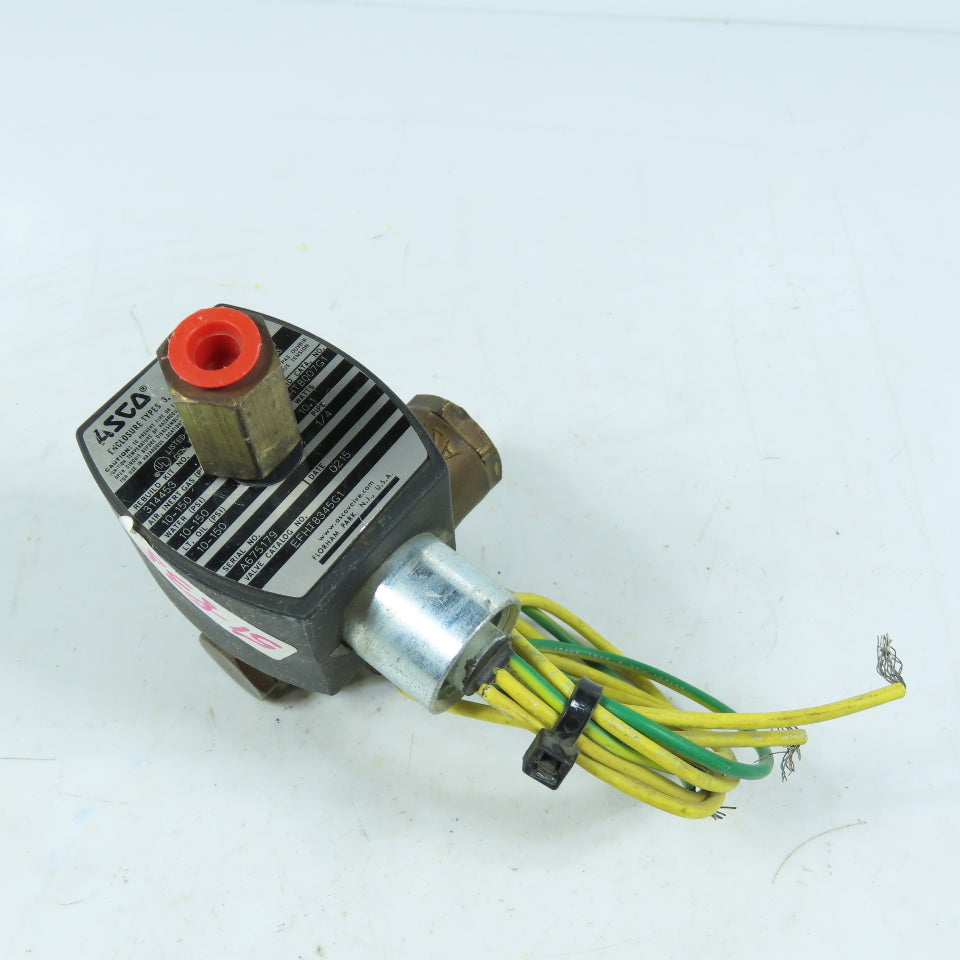 ASCO EFHT8345G1 Red Hat II Solenoid Valve 1/4" 120V 150 PSI