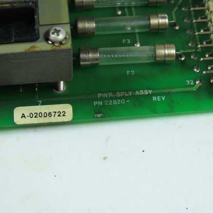 Hurco 22820 A-02006722 Power Supply Assembly Circuit Board 32628-00