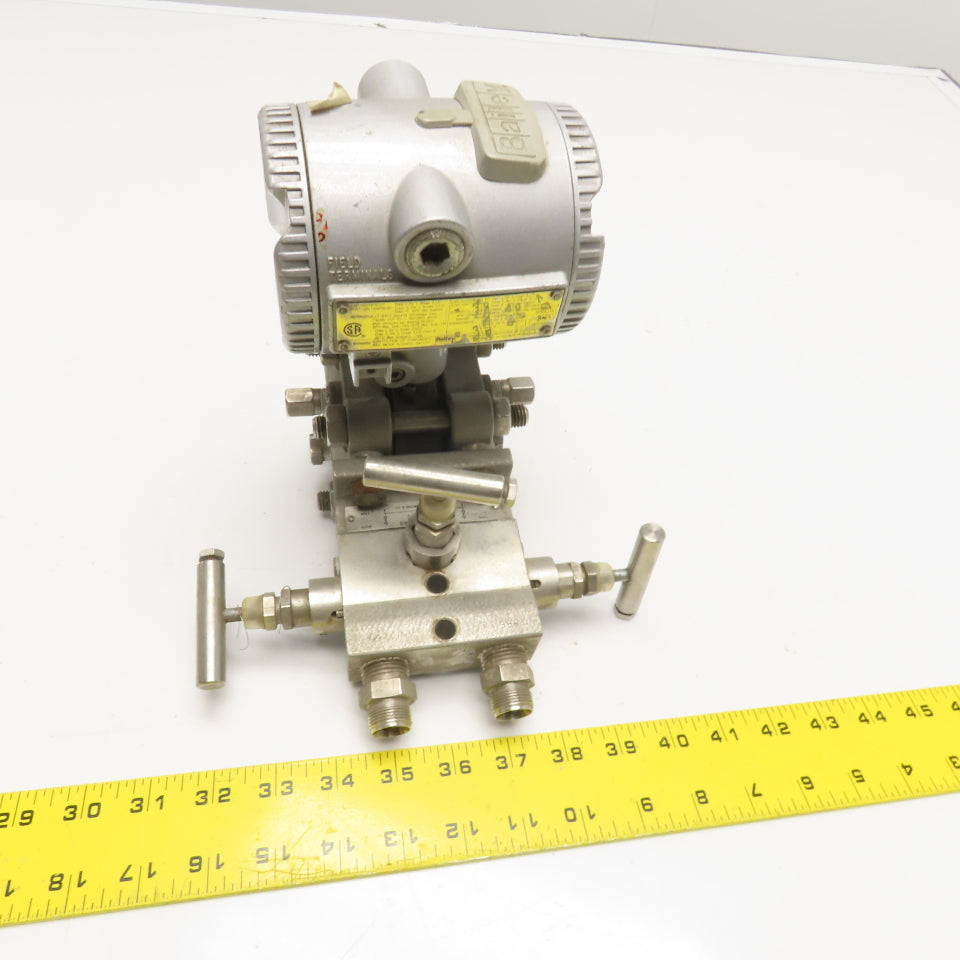 Bailey PTSDDC122BB210B Differential Pressure Transmitter W/ Manifold 12-42VDC