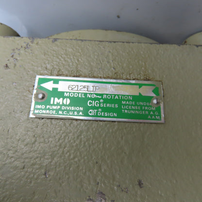 IMO 62125LIP CIG Series Internal Gear Hydraulic Pump 50mm Shaft