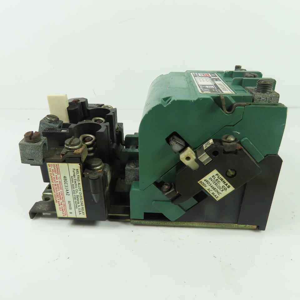 Furnas 14FF32AX9 NEMA Size 2 Magnetic Motor Starter 3Ph 45A 600VAC 120V Coil