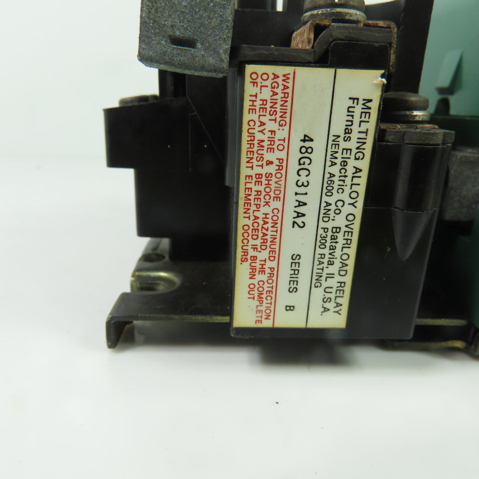 Furnas 14FF32AX9 NEMA Size 2 Magnetic Motor Starter 3Ph 45A 600VAC 120V Coil