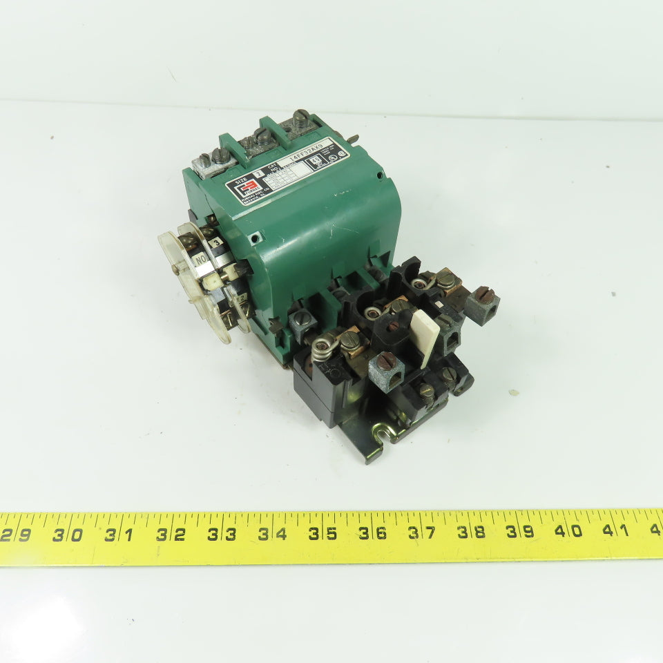 Furnas 14FF32AX9 NEMA Size 2 Magnetic Motor Starter 3Ph 45A 600VAC 120V Coil