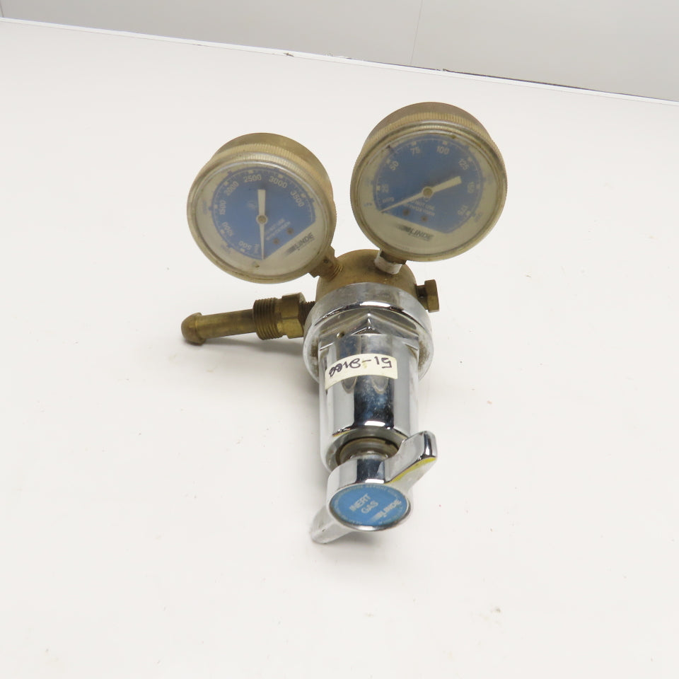 Linde 150-580 R-76 Inert Gas 2 Stage Pressure Regulator