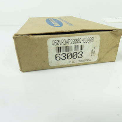 Banner Q60VR3AF2000Q-63003 Photoelectric Sensor 24-250VAC 12-250VDC 5A NEW
