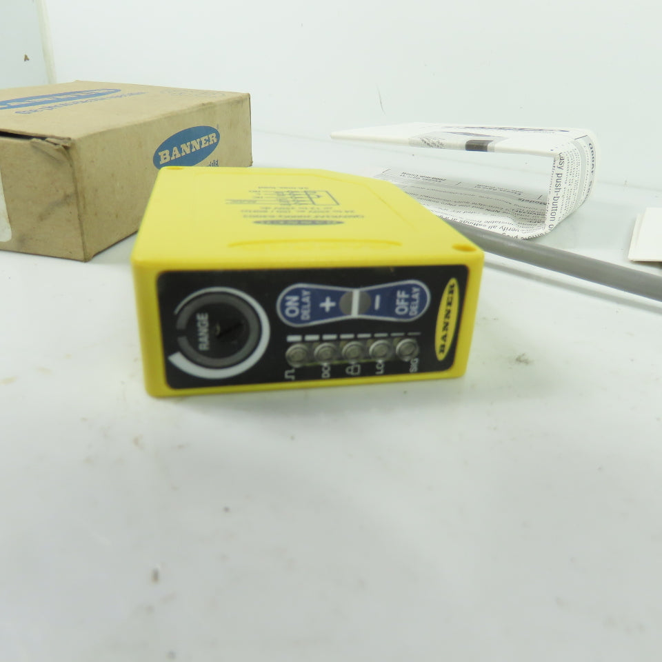 Banner Q60VR3AF2000Q-63003 Photoelectric Sensor 24-250VAC 12-250VDC 5A NEW