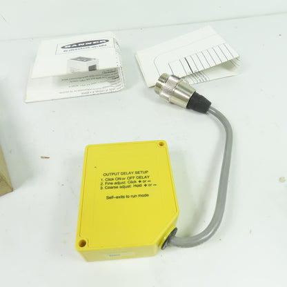 Banner Q60VR3AF2000Q-63003 Photoelectric Sensor 24-250VAC 12-250VDC 5A NEW