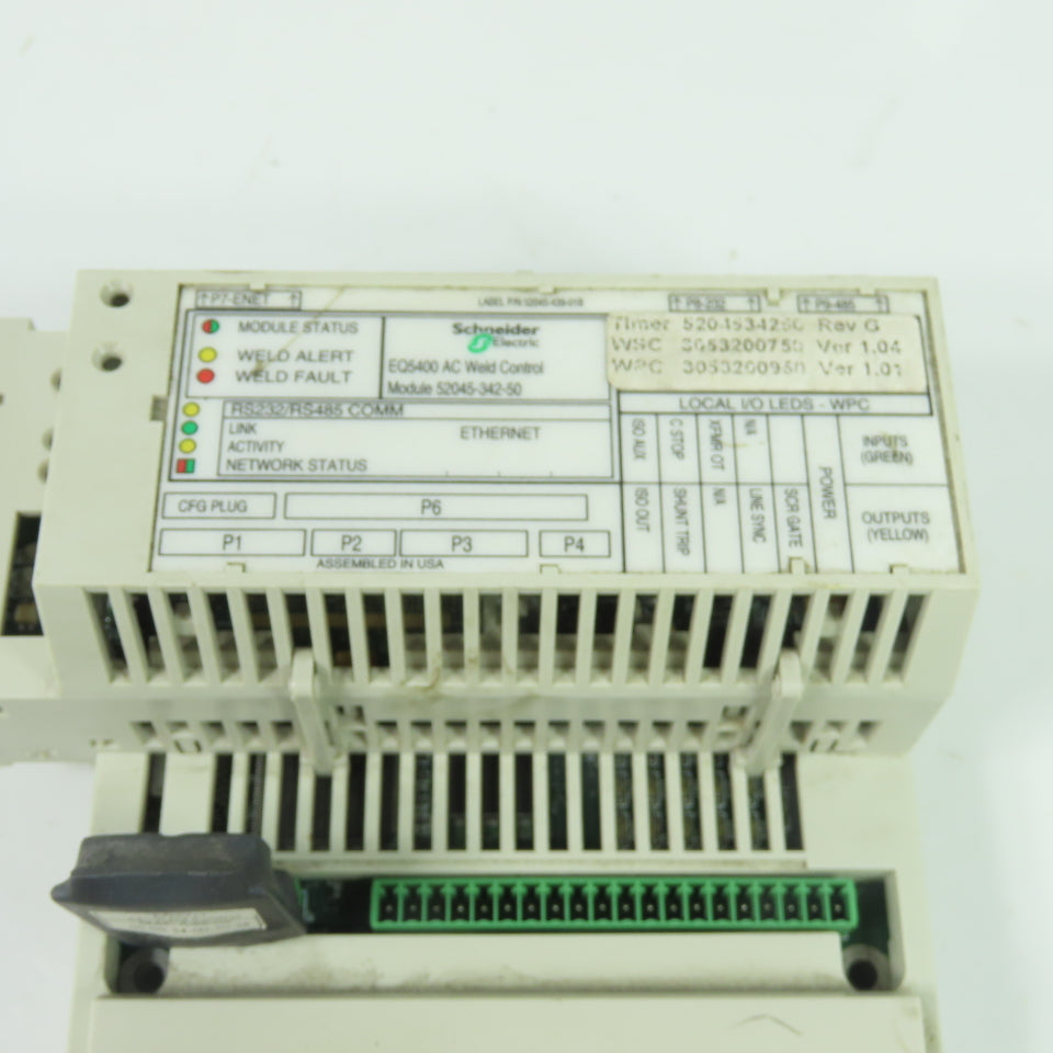 Schneider Electric 52045-342-50 EQ5400 AC Weld Control Module EQ5400