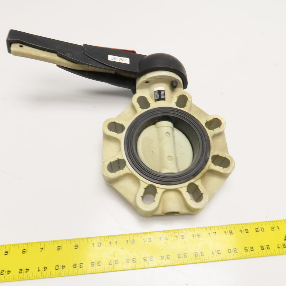 Durapipe S&LP D 110-4" 4" Wafer Butterfly Valve PPGR DN100