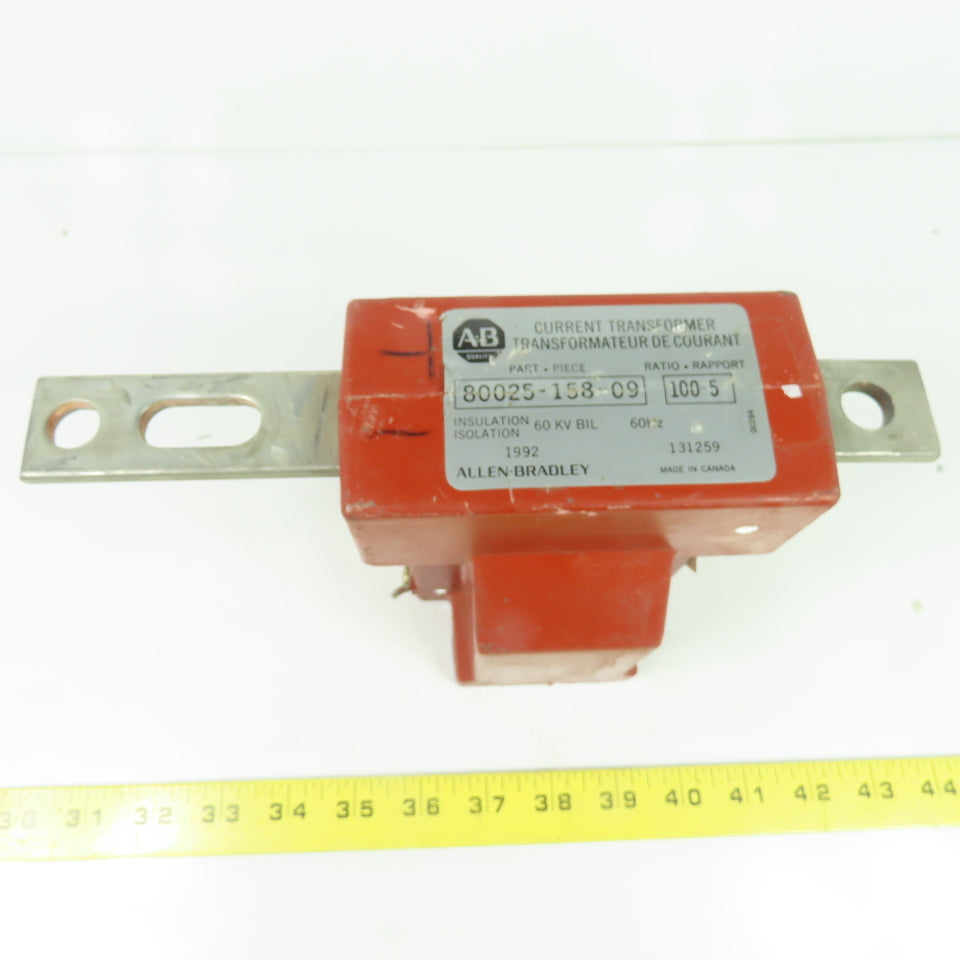 Allen-Bradley 80025-158-09 Current Transformer 100:5 Ratio 60Hz