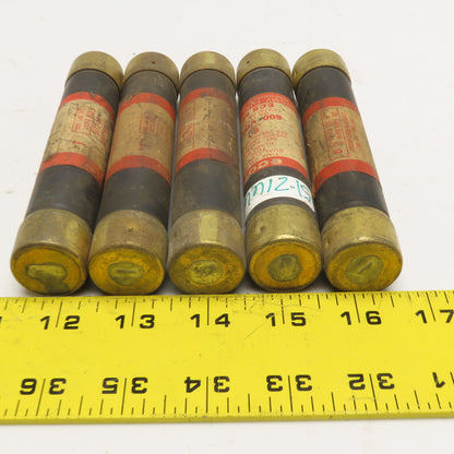Economy Fuse ECS 60 600V 60A Class K9 Fuse Time Delay Dual Element Lot Of 5