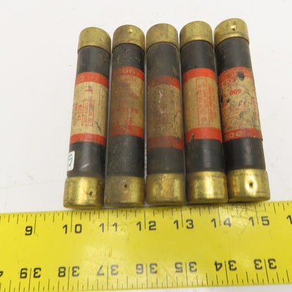 Economy Fuse ECS 60 600V 60A Class K9 Fuse Time Delay Dual Element Lot Of 5