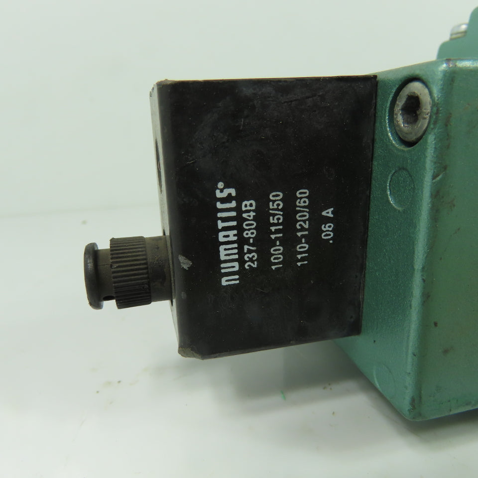 Numatics I34BB400K014D Pneumatic Air Solenoid Valve 120V 150 PSIG