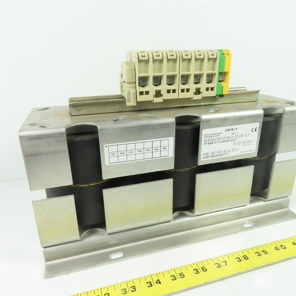 Siemens 6SN1111-0AA00-0CA1 36kW 3-Phase Line Reactor