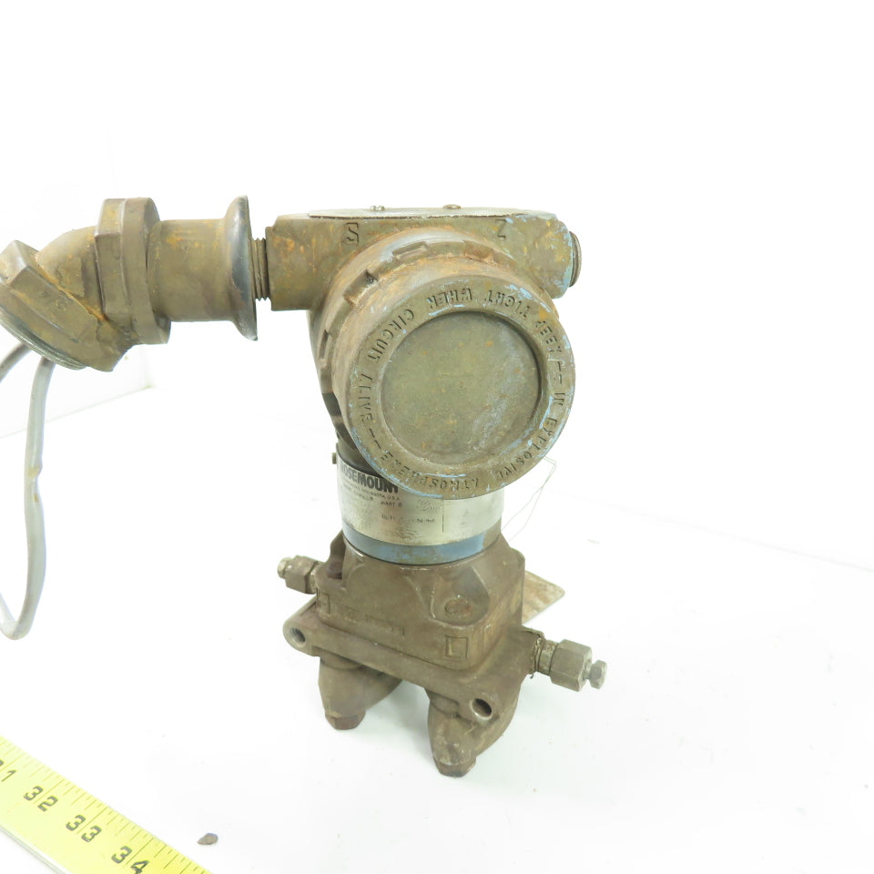 Rosemount CD4A22A1AM5B4DFE5Q4Q8 Pressure Transmitter 10.5-55 VDC 4-20mA 3626PSI