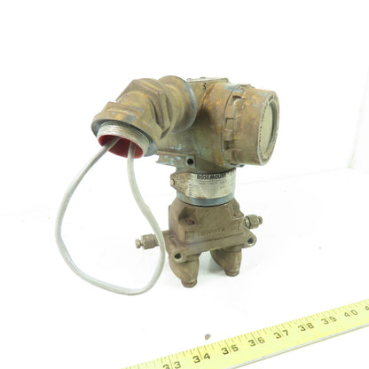 Rosemount CD4A22A1AM5B4DFE5Q4Q8 Pressure Transmitter 10.5-55 VDC 4-20mA 3626PSI