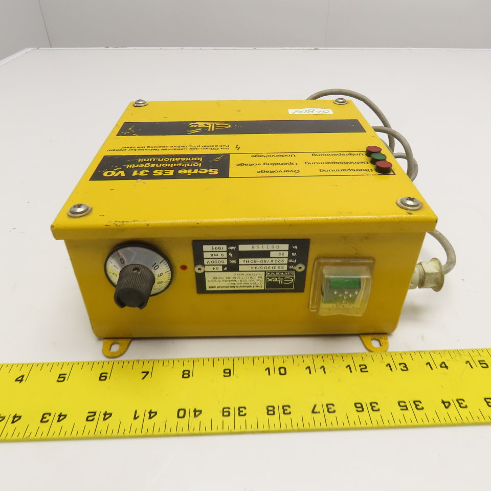 Eltex ES 31 VO 5/9.4 Ionization Unit Power Supply 220V 22Va 5000V Sec.