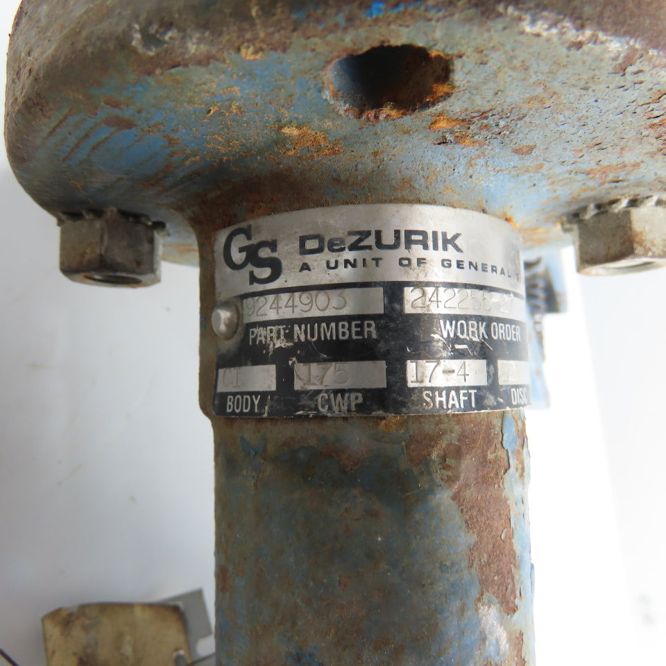 DeZURIK 9244903 6" Butterfly Valve EPDM Seat Manual Lever 175 CWP