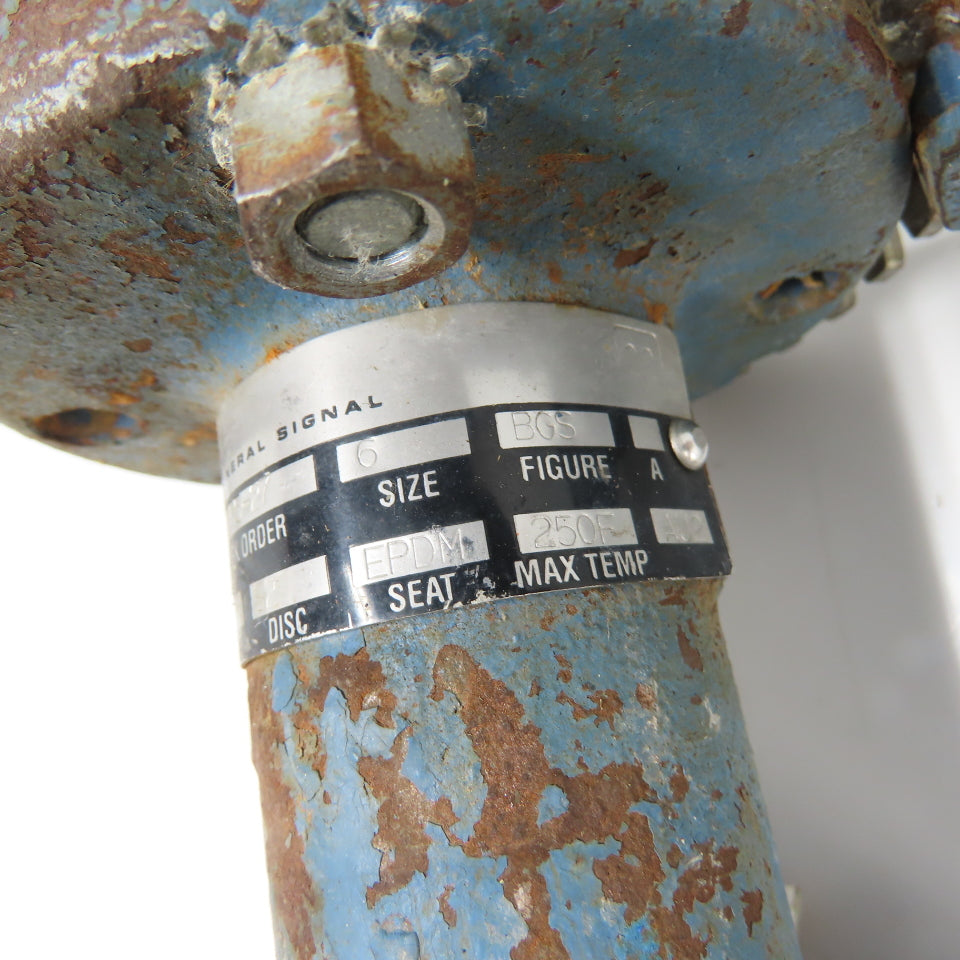 DeZURIK 9244903 6" Butterfly Valve EPDM Seat Manual Lever 175 CWP