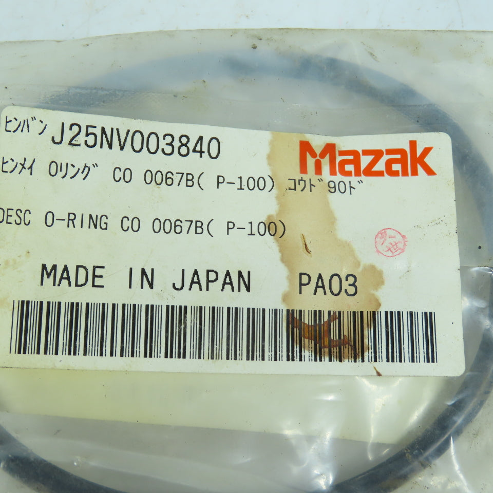 Mazak J25NV003840 O-Ring Seal CO 0067B P-100