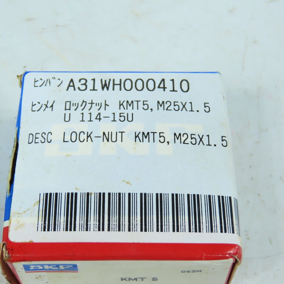 SKF A31WH000410 KMT 5 Precision Lock Nut M25x1.5