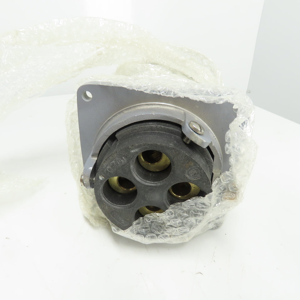 Amerace B12076RR 7144 WR Pin and Sleeve Receptacle Assembly w/Back Box & Adapter