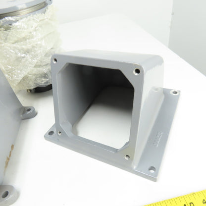 Amerace B12076RR 7144 WR Pin and Sleeve Receptacle Assembly w/Back Box & Adapter